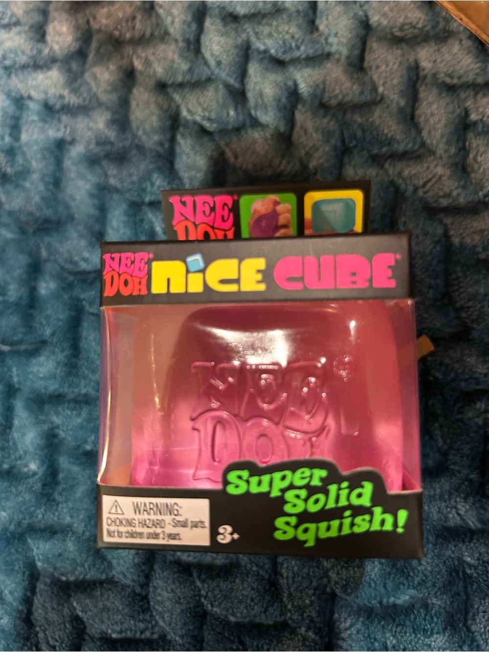 Nice Cube Pink Super Solid Squish Toy